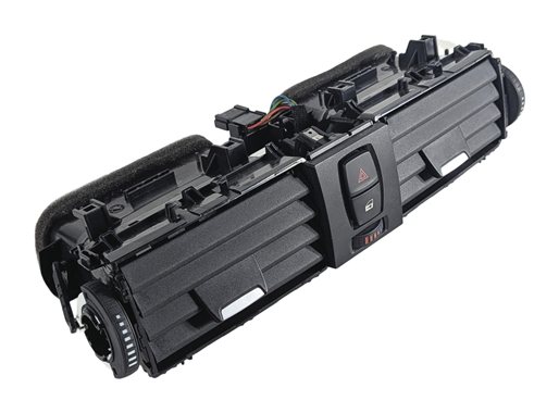 14 BMW 328D F30 FRONT CENTER DASH HEAT AIR AC HVAC VENT HAZARD SWITCH (Black)