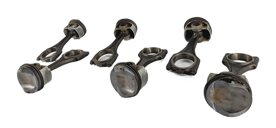 09-17 AUDI A6 A7 A8 Q5 Q7 S4 S6 Q5 TOUAREG 3.0L SUPERCHARGED ENGINE PISTON SET 6