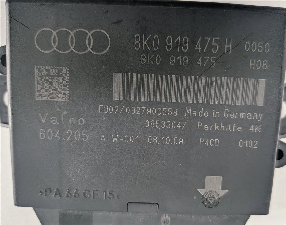 Thumbnail 9: 2008-2012 AUDI A4 A5 Q5 S4 S5 (B8 8K 8T 8R) PDC PARK DISTANCE CONTROL MODULE