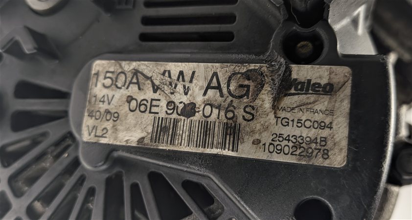 Thumbnail 10: 08-12 AUDI A4 A5 S4 S5 Q5 (B8 8T 8R) 3.2L - ALTERNATOR POWER CHARGER (150 AMP)