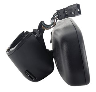 Thumbnail 6: 09-12 AUDI A4 A5 A6 Q5 S4 S5 B8 8K 8T 8R AUTODIM COMPASS REARVIEW MIRROR (Black)