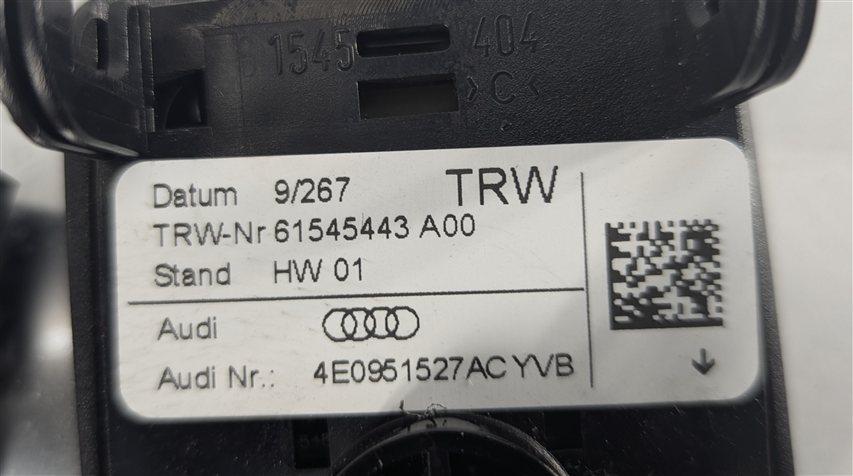 Thumbnail 11: 2010 AUDI S4 B8 8K RIGHT STEERING WHEEL PADDLE SHIFTER UPSHIFT (Black)