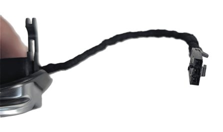 Thumbnail 8: 2010 AUDI S4 B8 8K LEFT STEERING WHEEL PADDLE SHIFTER DOWNSHIFT (Black)