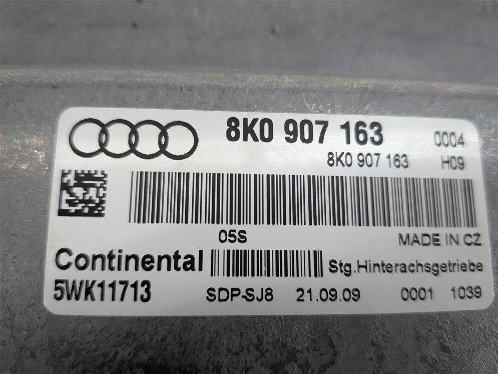 Thumbnail 9: 2010 AUDI S4 (B8 8K) REAR ACTIVE SPORT DIFFERENTIAL CONTROL MODULE COMPUTER