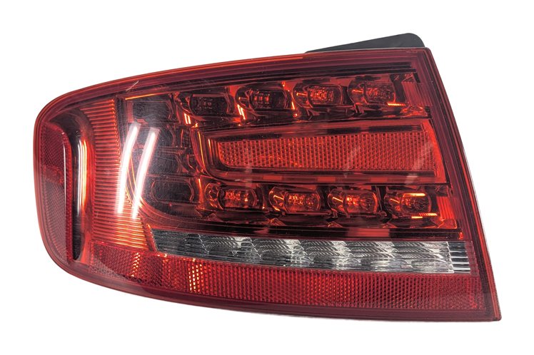 Thumbnail 3: 10-12 AUDI A4 S4 (B8 8K) REAR LEFT DRIVER OUTER TAILLIGHT BRAKE LIGHT LAMP (LED)