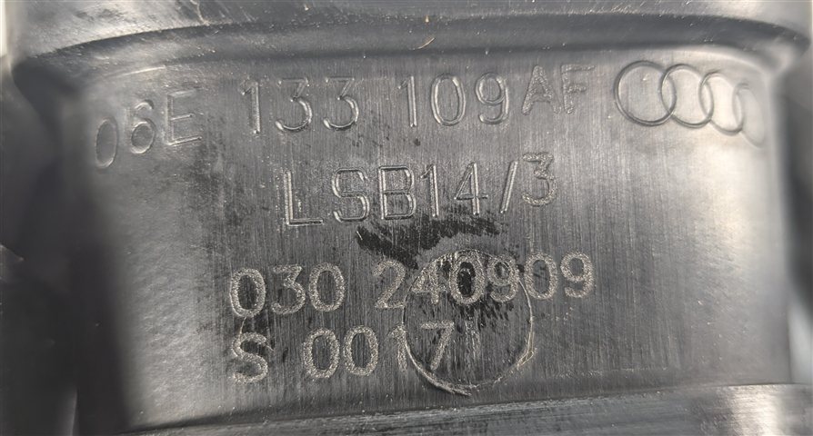 Thumbnail 10: 2010 AUDI S4 B8 8K 3.0L LEFT LOWER INTAKE MANIFOLD w/FUEL RAIL 06E133109AF