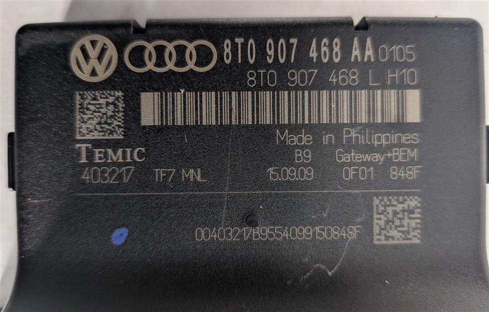 Thumbnail 9: 2010 AUDI S4 B8 8K CENTRAL GATEWAY CONTROL MODULE COMPUTER 8T0907468AA