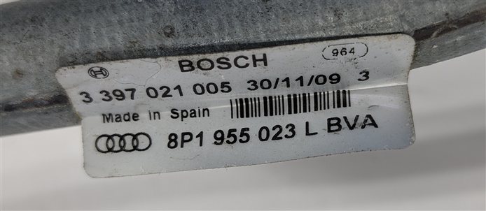 Thumbnail 12: 2009-2013 AUDI A3 (8P) FRONT WINDSHIELD WIPER MOTOR w/ TRANSMISSION LINKAGE