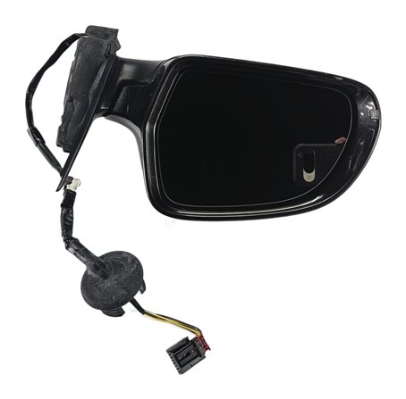 Thumbnail 2: 09-10 AUDI A3 8P LEFT DRIVER POWER MIRROR HEATED AUTODIM W/O PFOLD (Gray)