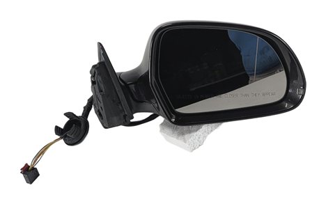 Thumbnail 2: 09-10 AUDI A3 8P RIGHT PASSENGER POWER MIRROR HEATED AUTODIM W/O PFOLD (Gray)