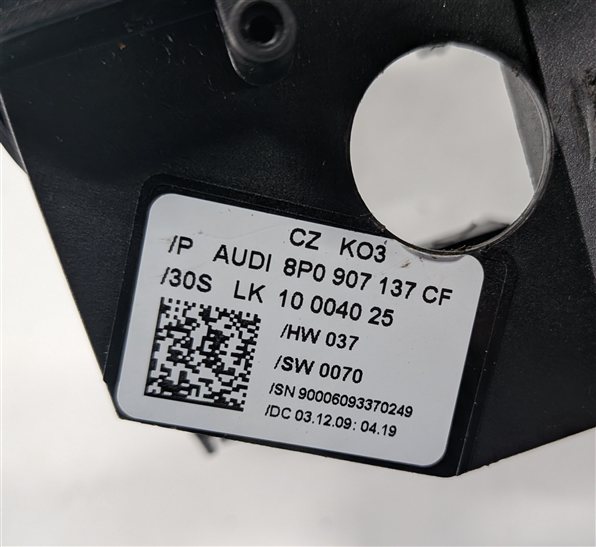 Thumbnail 14: 2009-2013 AUDI A3 (8P) STEERING COLUMN COMBO SWITCH (WIPER TURN SIGNAL CRUISE)