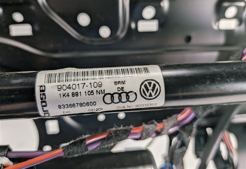 Thumbnail 18: 06-13 AUDI A3 8P FRONT LEFT DRIVER POWER SEAT TRACK FRAME MOTOR