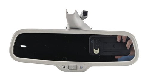 Thumbnail 3: 2008-2013 AUDI A3 (8P) INTERIOR AUTODIM REARVIEW MIRROR w/ COMPASS (Gray)