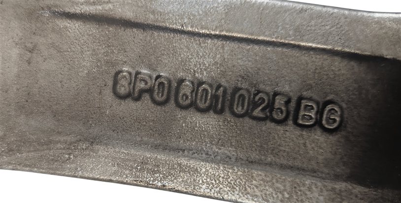 Thumbnail 11: 2009-2013 AUDI A3 (8P) 17x7.5 STRAIGHT 10-SPOKE ALUMINUM ALLOY WHEEL RIM