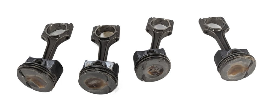 Thumbnail 2: 08-12 AUDI A3 TT VW GTI JETTA 2.0L CCTA CBFA PISTON CONNECTING ROD SET/4