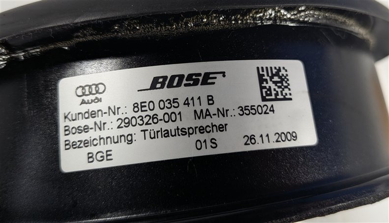 Thumbnail 14: 2010 AUDI A3 (8P) BOSE AUDIO SOUND STEREO SYSTEM SPEAKER SET/10
