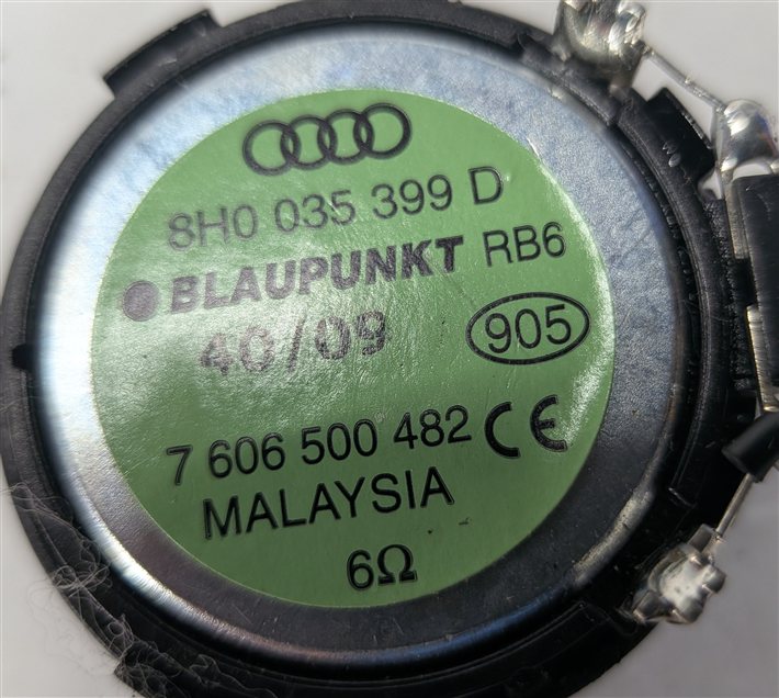 Thumbnail 28: 2010 AUDI A3 (8P) BOSE AUDIO SOUND STEREO SYSTEM SPEAKER SET/10