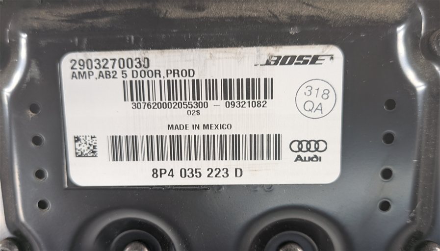 Thumbnail 8: 2009-2013 AUDI A3 (8P) RADIO STEREO BOSE AUDIO AMP AMPLIFIER