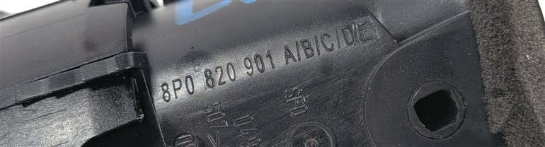 Thumbnail 7: 2010 AUDI A3 (8P) DASHBOARD HEAT AIR AC HVAC VENT GRILLE (Black)
