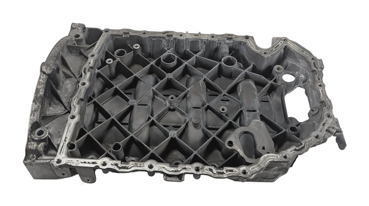 Thumbnail 2: 2010 AUDI A3 (8P) 2.0L (CCTA) ENGINE UPPER OIL PAN SUMP ASSEMBLY