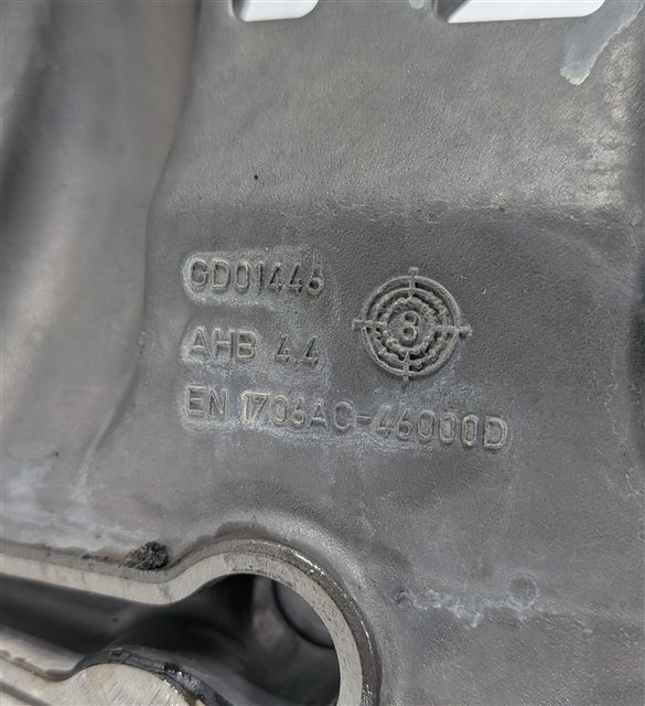 Thumbnail 8: 2010 AUDI A3 (8P) 2.0L (CCTA) ENGINE UPPER OIL PAN SUMP ASSEMBLY