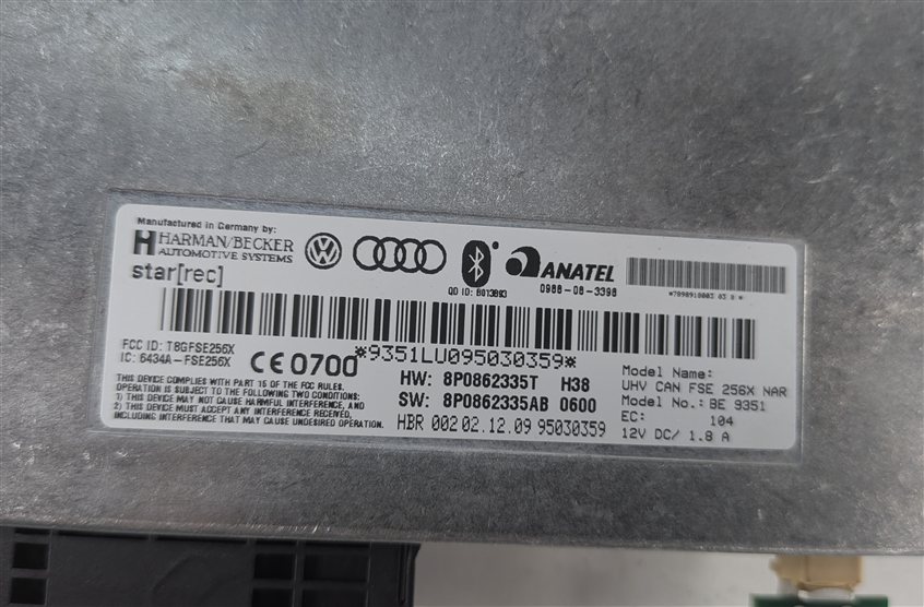 Thumbnail 11: 2010 AUDI A3 (8P) BLUETOOTH HANDS FREE TELEPHONE PHONE INTERFACE MODULE