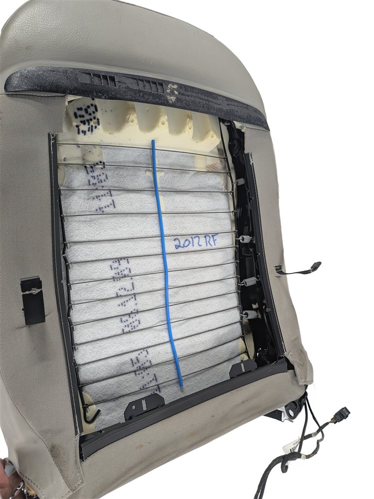 Thumbnail 5: 2010 AUDI A3 8P FRONT RIGHT PASSENGER SEAT BACK CUSHION HEATED (Grey)