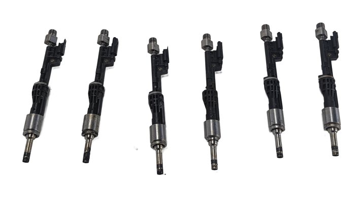 Thumbnail 2: 10-11 BMW 335i 535i X3 X5 X6 E87 F10 E70 E71 3.0L N55 TURBO FUEL INJECTOR SET/6