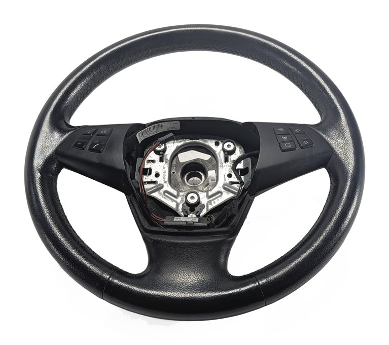 Thumbnail 2: 07-13 BMW X5 (E70) LEFT DRIVER HEATED M SPORT STEERING WHEEL w/SWITCHES (Black)