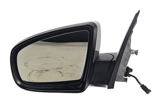 Thumbnail 1: 2007-2013 BMW X5 (E70) LEFT DRIVER P-FOLD AUTO DIM HEATED DOOR MIRROR (Silver)