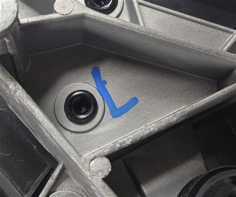 Thumbnail 4: 2007-2013 BMW X5 (E70) LEFT DRIVER P-FOLD AUTO DIM HEATED DOOR MIRROR (Silver)