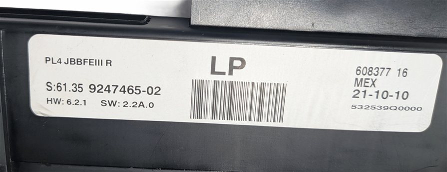 Thumbnail 6: 2010-2014 BMW X5 X5M X6 X6M (E70 E71) MAIN PRIMARY BODY CONTROL MODULE BCM