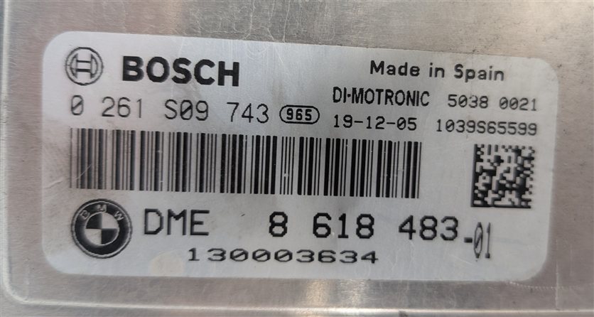 Thumbnail 12: 11-12 BMW 135i 335i X5 X6 (E70 E71 E90) 3.0L N55 ENGINE MODULE DME CAS3 KEY SET