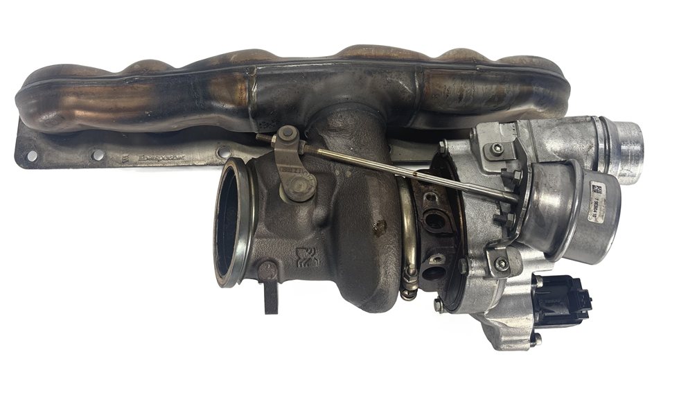Thumbnail 2: 2011-2014 BMW X5 X6 (E70 E71) 3.0L N55 TURBO ENGINE TURBOCHARGER w/ MANIFOLD