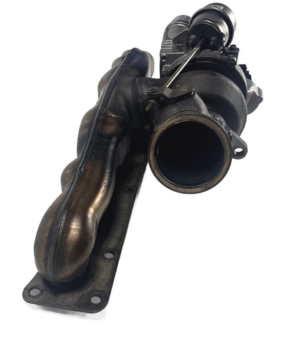 Thumbnail 4: 2011-2014 BMW X5 X6 (E70 E71) 3.0L N55 TURBO ENGINE TURBOCHARGER w/ MANIFOLD