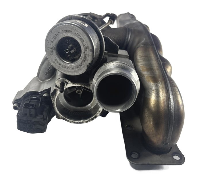 Thumbnail 5: 2011-2014 BMW X5 X6 (E70 E71) 3.0L N55 TURBO ENGINE TURBOCHARGER w/ MANIFOLD