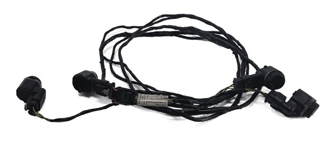 2011 BMW X5 E70 FRONT PARK ASSIST PDC SENSOR SET/4 w/HARNESS (Silver)