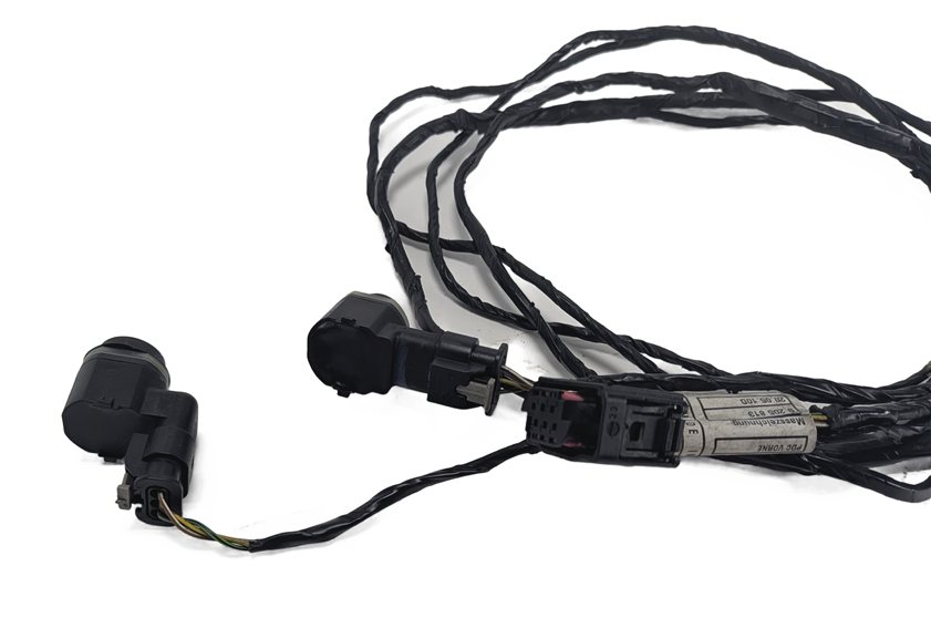 Thumbnail 3: 2011 BMW X5 E70 FRONT PARK ASSIST PDC SENSOR SET/4 w/HARNESS (Silver)