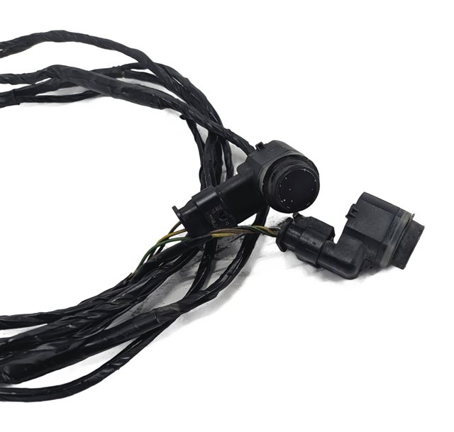Thumbnail 4: 2011 BMW X5 E70 FRONT PARK ASSIST PDC SENSOR SET/4 w/HARNESS (Silver)