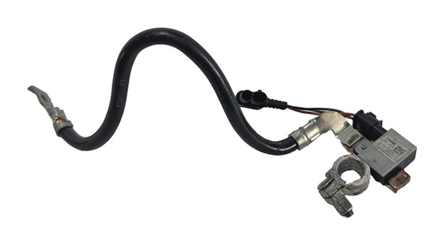 2011 BMW X5 E70 3.0L NEGATIVE GROUND BATTERY CABLE w/IBS SENSOR TERMINAL CLAMP