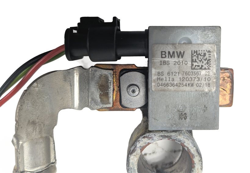Thumbnail 7: 2011 BMW X5 E70 3.0L NEGATIVE GROUND BATTERY CABLE w/IBS SENSOR TERMINAL CLAMP