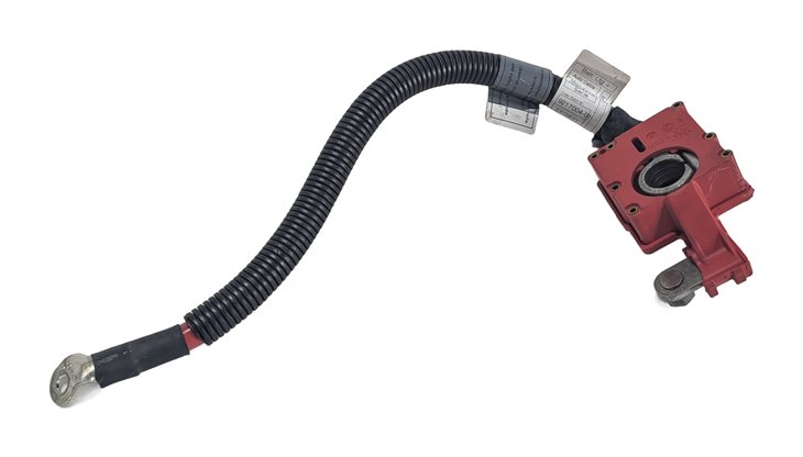 2011 BMW X5 (E70) 3.0L POSITIVE BATTERY POWER CABLE w/SAFETY TERMINAL CLAMP