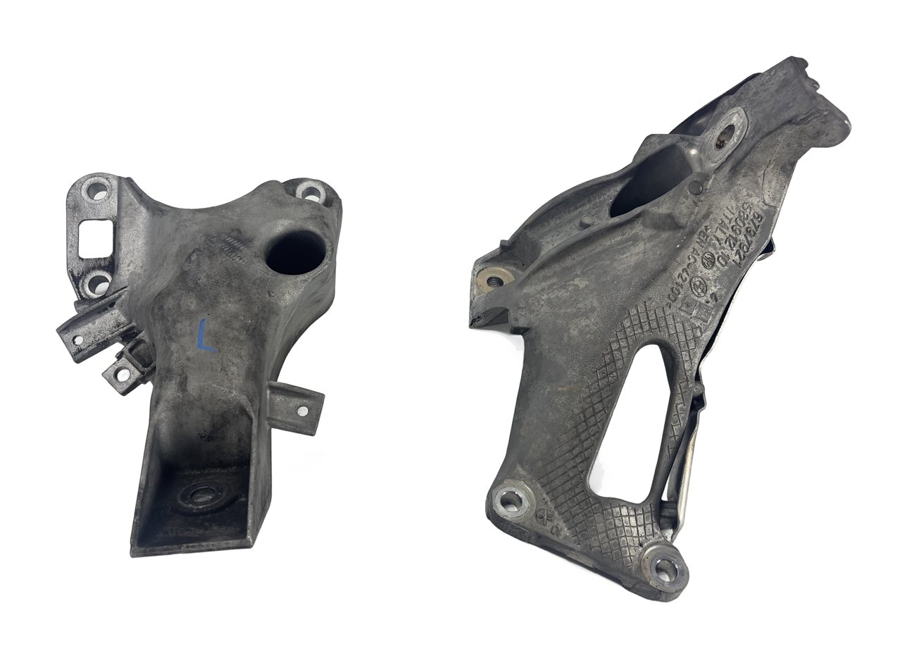2011 BMW X5 E70 3.0L N55 ENGINE LEFT/RIGHT MOTOR MOUNT SUPPORT BRACKET SET/2