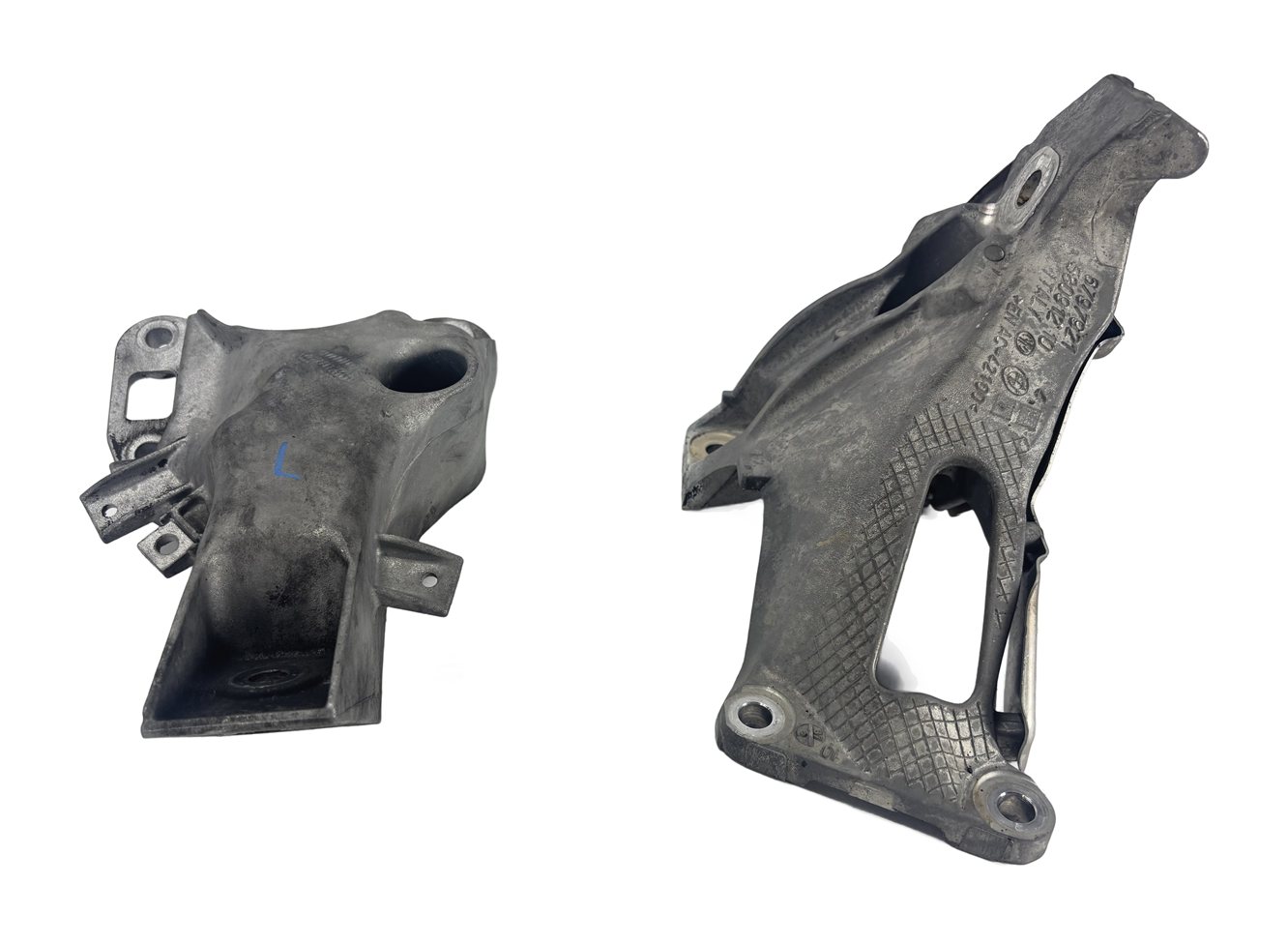 Thumbnail 3: 2011 BMW X5 E70 3.0L N55 ENGINE LEFT/RIGHT MOTOR MOUNT SUPPORT BRACKET SET/2