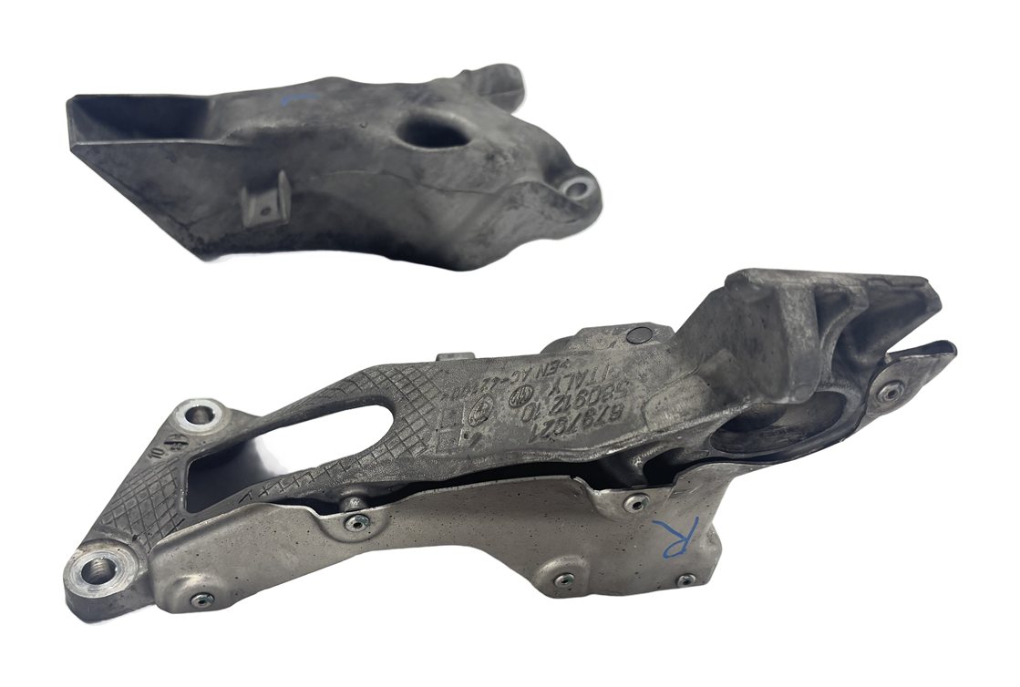 Thumbnail 5: 2011 BMW X5 E70 3.0L N55 ENGINE LEFT/RIGHT MOTOR MOUNT SUPPORT BRACKET SET/2