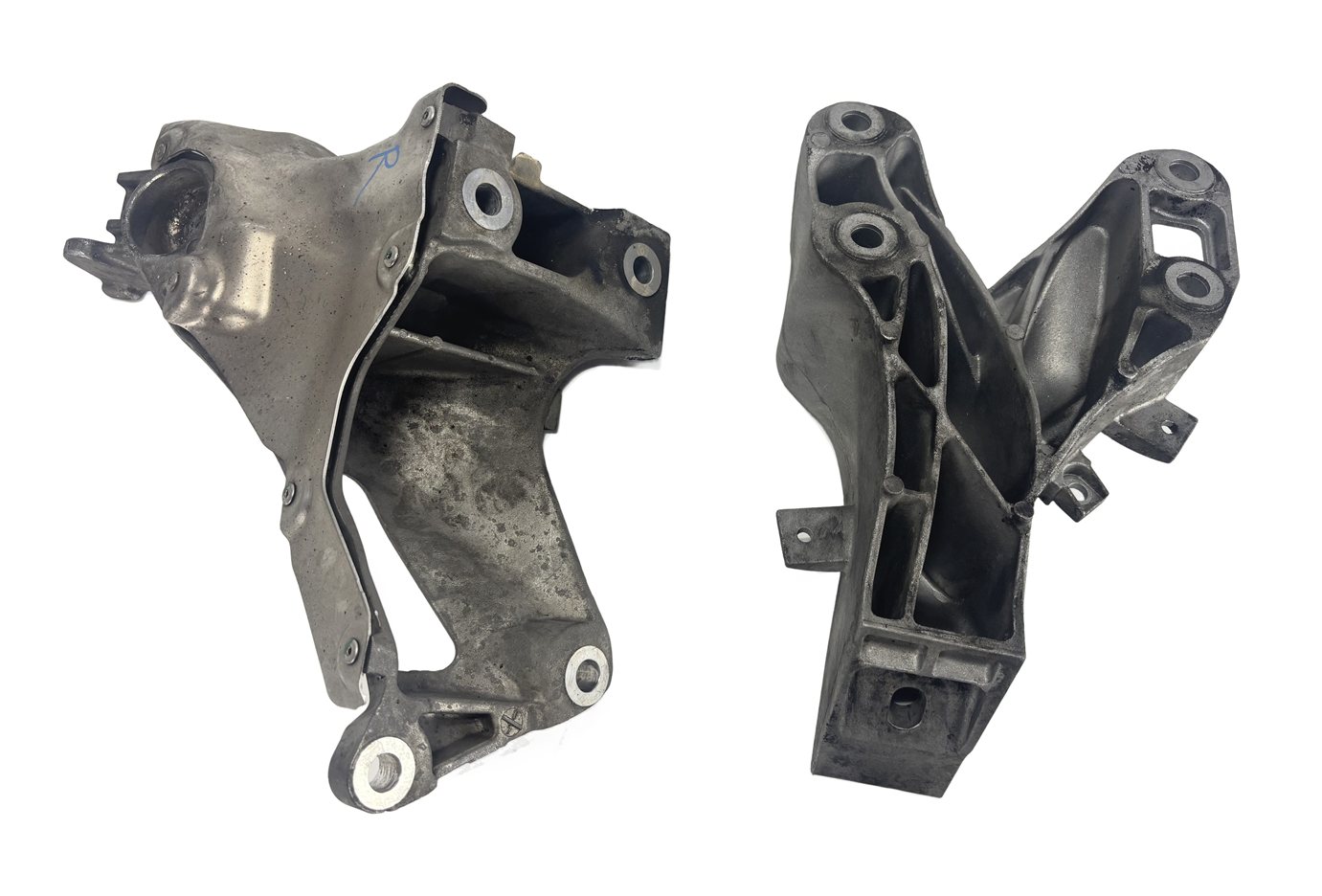 Thumbnail 7: 2011 BMW X5 E70 3.0L N55 ENGINE LEFT/RIGHT MOTOR MOUNT SUPPORT BRACKET SET/2