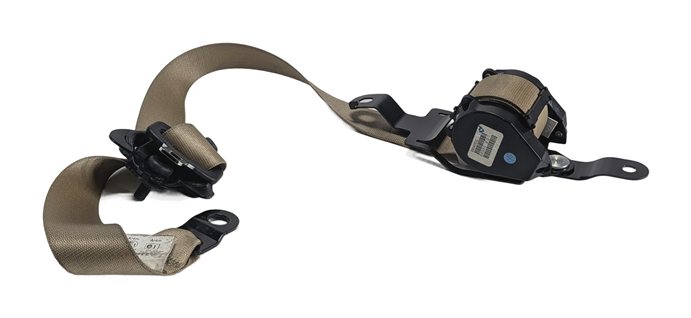 Thumbnail 2: 2011 BMW X5 (E70) REAR 2ND ROW SEAT SEATBELT RETRACTOR SET/3 (Beige)