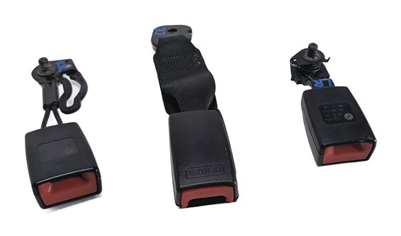2011 BMW X5 (E70) REAR 2ND ROW SEAT SEATBELT BUCKLE RECEIVER SET/3