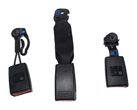Thumbnail 2: 2011 BMW X5 (E70) REAR 2ND ROW SEAT SEATBELT BUCKLE RECEIVER SET/3