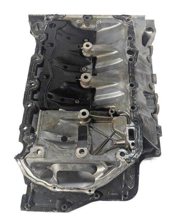 Thumbnail 2: 17-23 AUDI A4 A5 A6 Q5 Q7 B9 C8 FY 4M 2.0L TURBO ENGINE UPPER OIL PAN SUMP